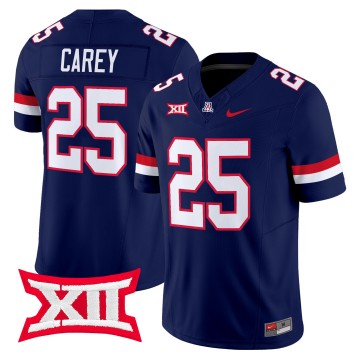 Men's Arizona Wildcats #25 Ka'Deem Carey Navy F.U.S.E. 2025 Vapor Limited Stitched Football Jersey