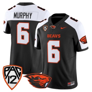 Men's Oregon State Beavers #6 Maalik Murphy Black Alternate F.U.S.E. 2025 Vapor Limited Stitched Football Jersey