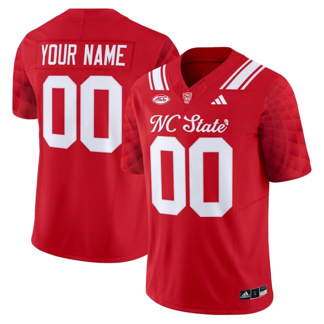 NC State Wolfpack Custom Red F.U.S.E. 'City of Oaks' Vapor Limited Stitched Football Jersey