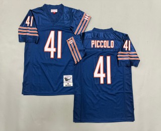 Men's Chicago Bears #41 Brian Piccolo Navy 1969 Throwbacks Authentics Mitchell & Ness NFL Jersey