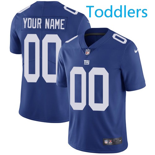Toddlers New York Giants ACTIVE PLAYER Custom Blue Vapor Untouchable Limited Stitched Football Jersey