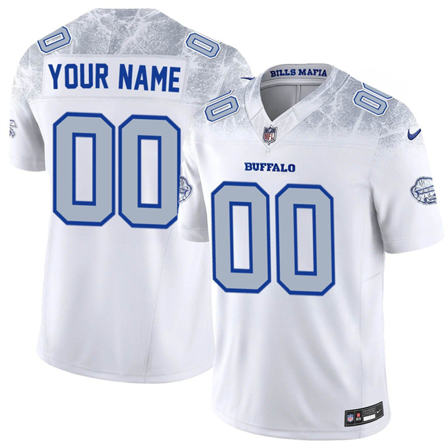 Men's Buffalo Bills Active Player Custom Cold Front 2025 F.U.S.E. 'Rivalries' Vapor Untouchable Limited Stitched Football Jersey