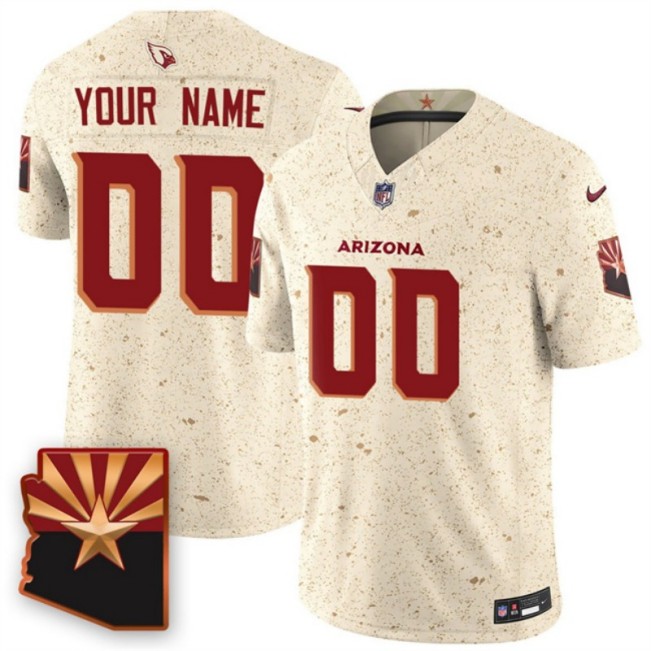 Men's Arizona Cardinals Active Player Custom Built to Last 2025 F.U.S.E. 'Rivalries' Vapor Untouchable Limited Stitched Jersey