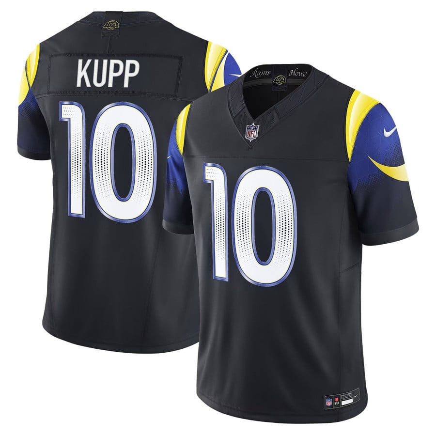 Men's Los Angeles Rams #10 Cooper Kupp Midnight Mode Nike Rivalries 2025 F.U.S.E. Vapor Limited Jersey