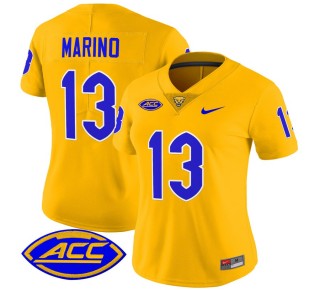 Women's Pittsburgh Panthers #13 Dan Marino gRoyal 2025 Nike Vapor Limited Stitched Football Jersey