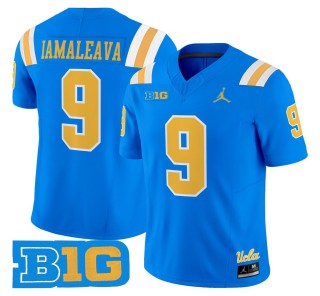 Men's UCLA Bruins #9 Nico Iamaleava Blue 2025 Vapor Limited Stitched Football Jersey