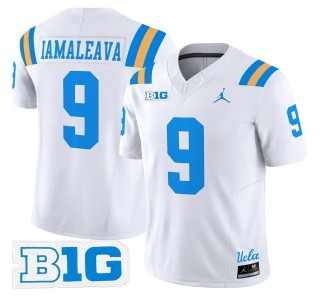 Men's UCLA Bruins #9 Nico Iamaleava White 2025 Vapor Limited Stitched Football Jersey