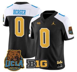 Men's UCLA Bruins #0 Jalen Berger Black Alternate 2025 Vapor Limited Stitched Football Jersey