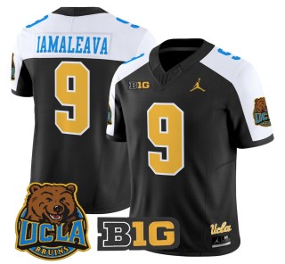 Men's UCLA Bruins #9 Nico Iamaleava Black Alternate 2025 Vapor Limited Stitched Football Jersey
