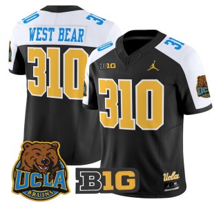 Men's UCLA Bruins 310 West Bear Black Alternate 2025 Vapor Limited Stitched Football Jersey