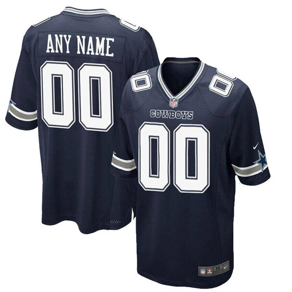 Dallas Cowboys Custom Navy Nike Limited Stitched NFL Football Jersey