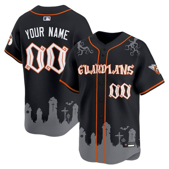 Cleveland Guardians Custom Black 2025 'Halloween Edition' Vapor Premier Limited MLB Jersey