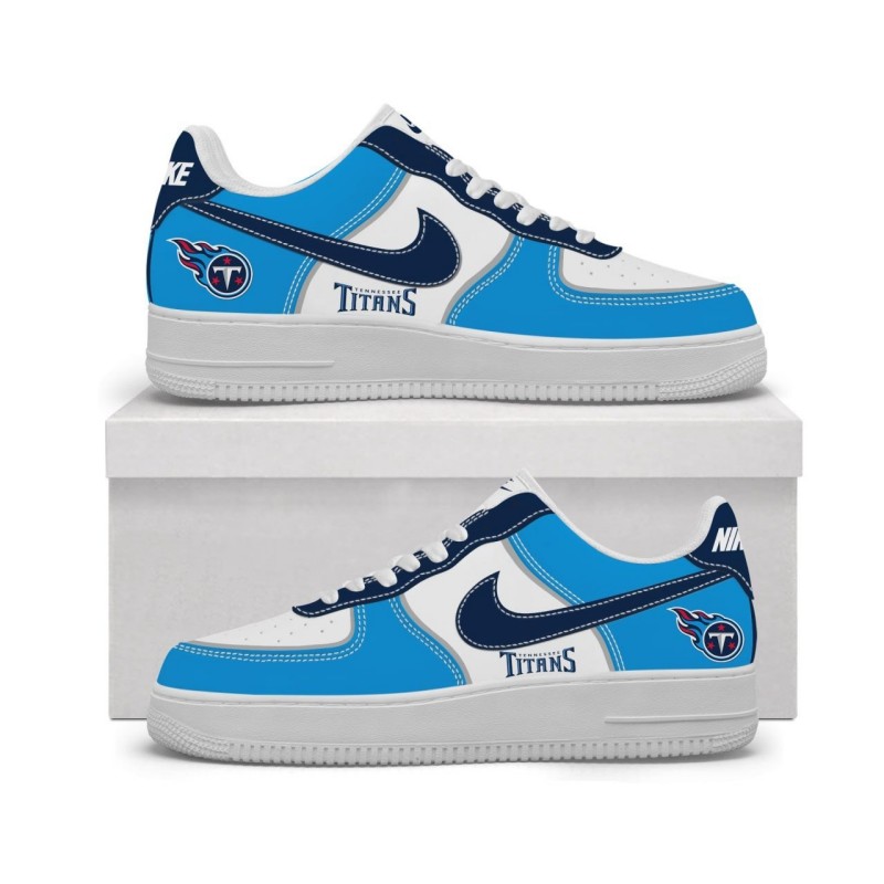 Tennessee Titans x Nike Air Force 1 Low Blue & White Sneaker