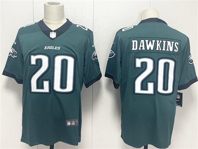 Men's Philadelphia Eagles #20 Brian Dawkins Green 2024 New Vapor Untouchable Limited Stitched Football Jersey