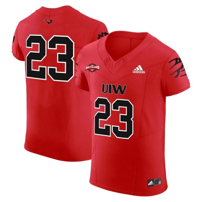 Men's Incarnate Word Cardinals #23 Drew Merrill Red Stitched UIW Football Jersey