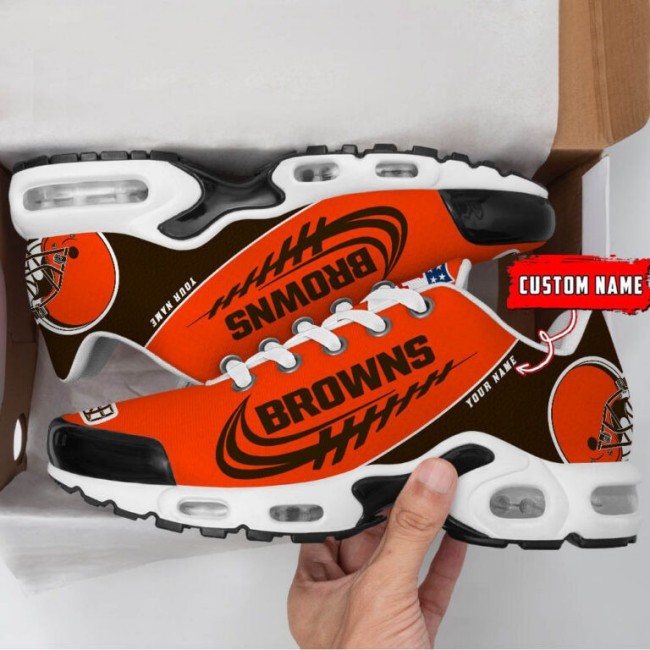 Cleveland Browns Custom 'Your Name' TN Shoes (CLE Football Jersey Unifrom Perfect Gift-DS001)