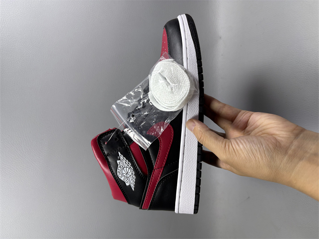 Women Running Weapon Air Jordan 1 Black Red Shoes 551 Sneaker