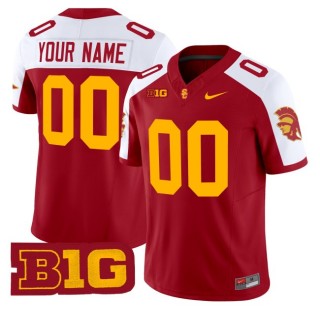 Youth USC Trojans Custom Throwback 2025 Nike Limited College Football Jersey Cardinal Alternate