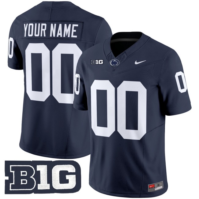 Penn State Nittany Lions Custom Navy 2025 F.U.S.E. Limited College Football Nike Jersey
