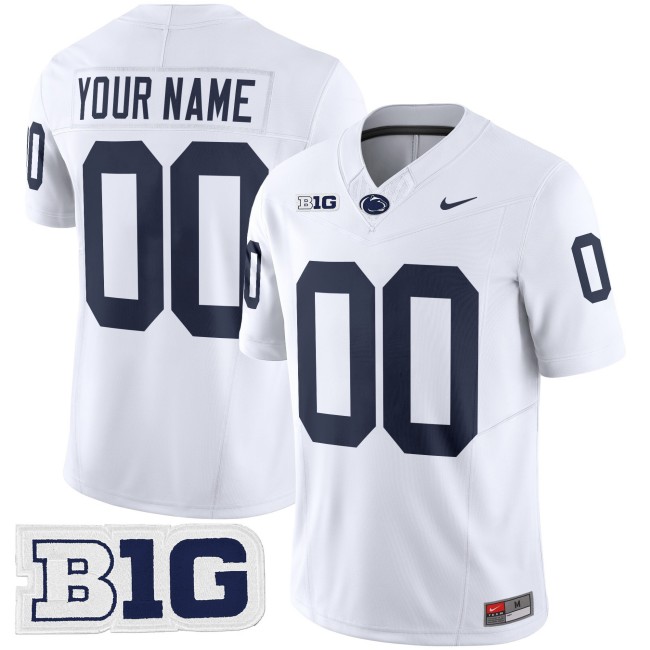 Penn State Nittany Lions Custom White 2025 F.U.S.E. Limited College Football Nike Jersey
