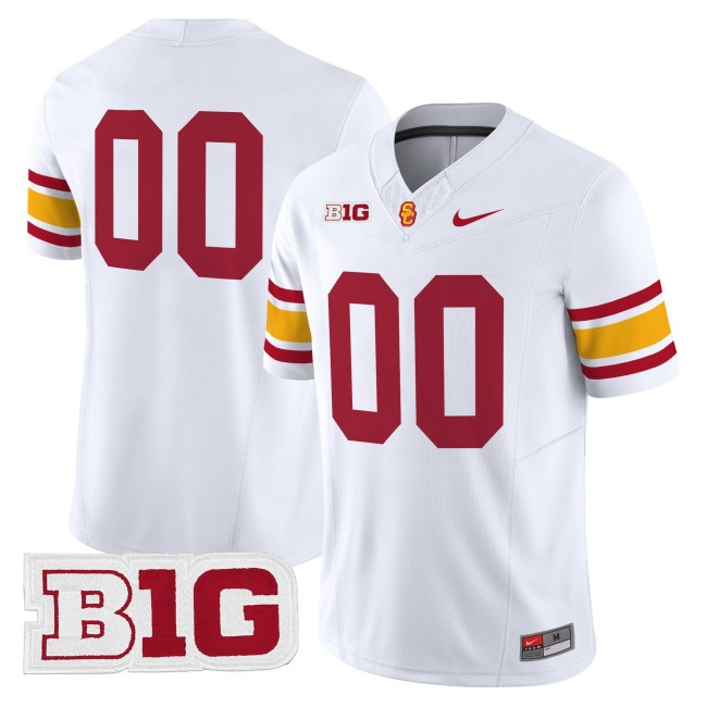USC Trojans Football Throwback Nike Limited Custom Jersey - White (Without Name)
