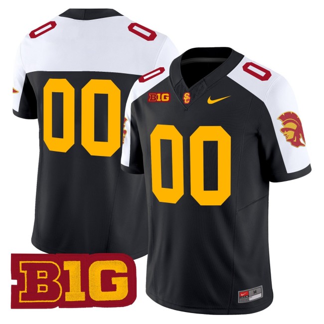 USC Trojans Football Throwback Nike Limited Custom Jersey - Black Alternate (Without Name)