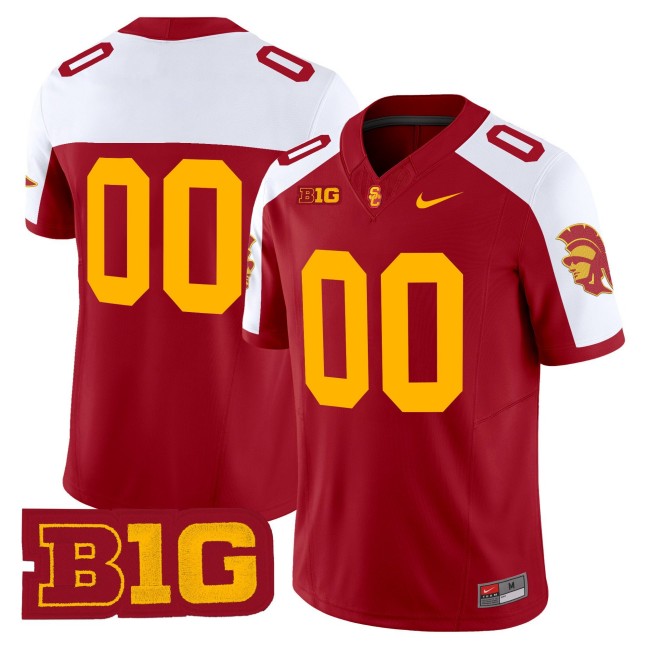 USC Trojans Football Throwback Nike Limited Custom Jersey - Cardinal Alternate (Without Name)
