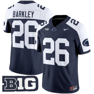 Men's Penn State Nittany Lions #26 Saquon Barkley Navy Alternate Nike FUSE 2025 Limited College Football Jersey