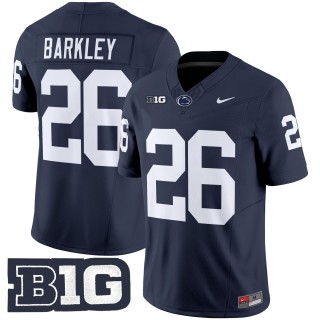 Men's Penn State Nittany Lions #26 Saquon Barkley Navy Nike FUSE 2025 Limited College Football Jersey