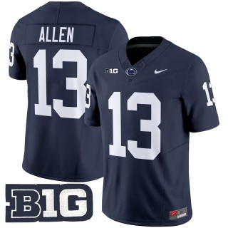 Men's Penn State Nittany Lions #13 Kaytron Allen Navy Nike FUSE 2025 Limited College Football Jersey