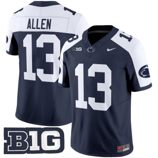 Men's Penn State Nittany Lions #13 Kaytron Allen Navy Alternate Nike FUSE 2025 Limited College Football Jersey