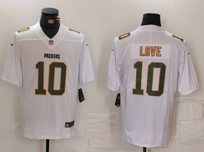 Women's Green Bay Packers ACTIVE PLAYER Custom White Fashion Vapor Limited Stitched Football Jersey(Run Small)