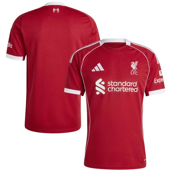 Men's Liverpool FC Blank 2025-26 adidas Home Red Kit Jersey