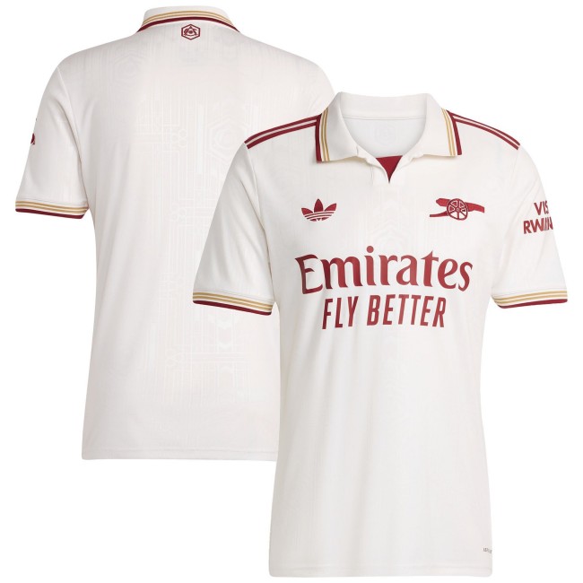 Men's Arsenal FC Blank 2025-26 Third adidas Jersey White