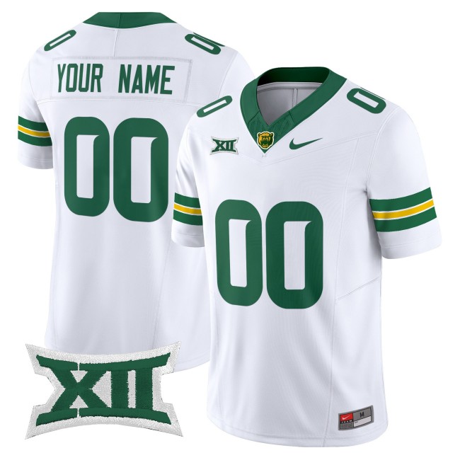 All-Gender Baylor Bears Custom 2025 Nike F.U.S.E. Vapor Limited College Football Jersey - White