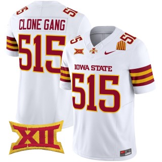 Men's Iowa State Cyclones 515 Clone Gang F.U.S.E. 2025 Vapor Limited Jersey - White