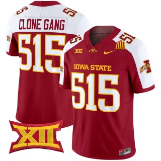 Men's Iowa State Cyclones 515 Clone Gang F.U.S.E. 2025 Vapor Limited Jersey - Cardinal Alternate