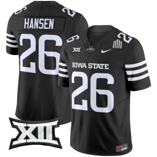 Men's Iowa State Cyclones #26 Carson Hansen F.U.S.E. 2025 Vapor Limited Jersey - Black