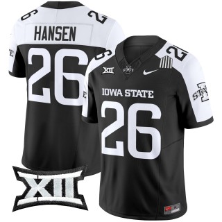 Men's Iowa State Cyclones #26 Carson Hansen F.U.S.E. 2025 Vapor Limited Jersey - Black Alternate