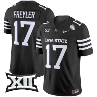 Men's Iowa State Cyclones #17 Beau Freyler F.U.S.E. 2025 Vapor Limited Jersey - Black