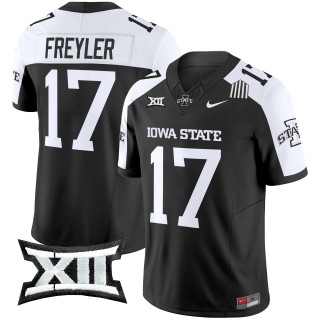Men's Iowa State Cyclones #17 Beau Freyler F.U.S.E. 2025 Vapor Limited Jersey - Black Alternate
