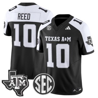 Men's Texas A&M Aggies #10 Marcel Reed 2025 Vapor Limited Jersey - Black Alternate