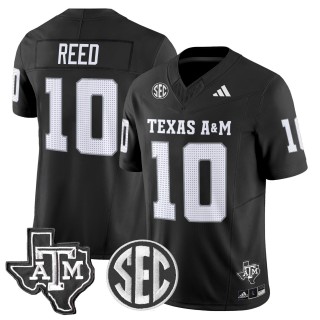 Men's Texas A&M Aggies #10 Marcel Reed 2025 Vapor Limited Jersey - Black