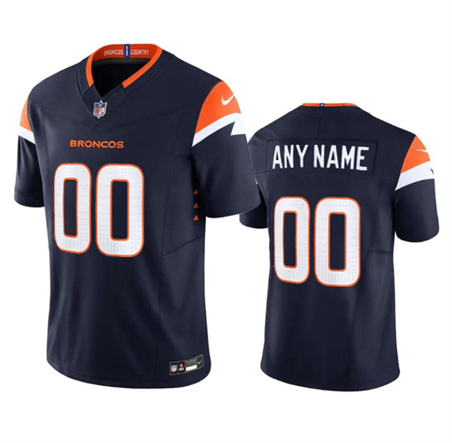 Toddlers Denver Broncos Active Player Custom Navy 2024 F.U.S.E. Alternate Vapor Limited Stitched Football Jersey