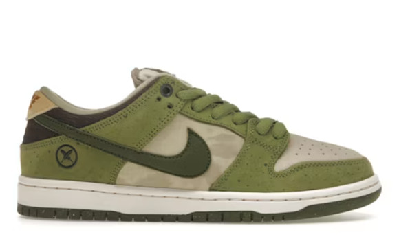 Women's Dunk Low Green Shoes 0256