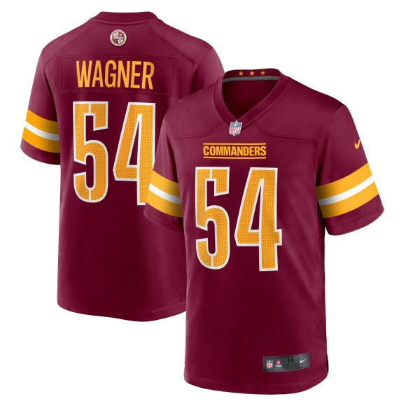 Men's Washington Commanders #54 Bobby Wagner Burgundy Nike Game Jersey