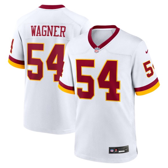 Men's Washington Commanders #54 Bobby Wagner White Nike Game Super Bowl Era Jersey