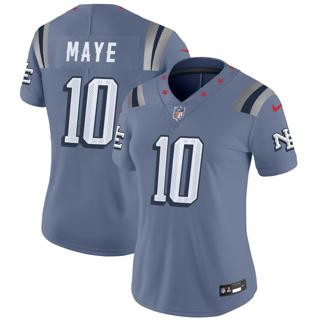 Women's New England Patriots #10 Drake Maye 2025 Rivalries Nike Vapor Limited Stitched Jersey
