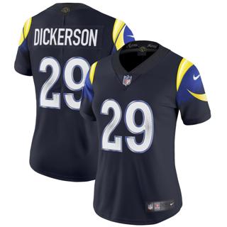 Women's Los Angeles Rams #29 Eric Dickerson Nike 2025 Rivalries Vapor Limited Stitched Jersey
