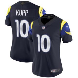 Women's Los Angeles Rams #10 Cooper Kupp Nike 2025 Rivalries Vapor Limited Stitched Jersey